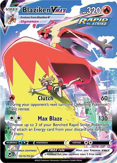 Blaziken VMAX TG15/TG30 – Pokémon TCG en inglés