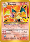 Charizard 4/102 – Sello 30 aniversario – Pokémon TCG en inglés