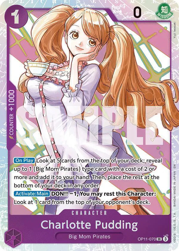 Charlotte Pudding OP11-070 A Fist of Divine Speed One Piece Card Game
