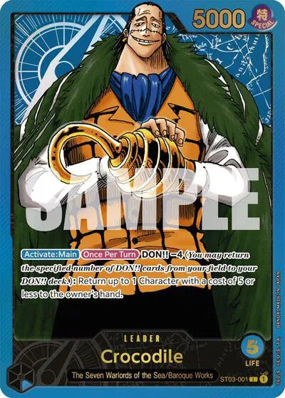 Crocodile ST03-001 Pre-Errata de Starter Deck 3