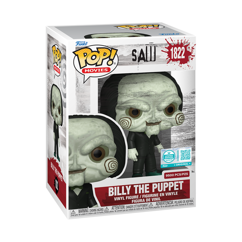Funko Pop Billy the Puppet #1822 edición limitada de 9,500 piezas con caja