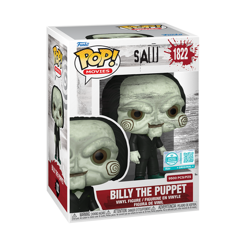 Funko Pop Billy the Puppet #1822 edición limitada de 9,500 piezas con caja