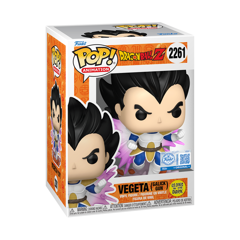 Funko Pop! Vegeta Galick Gun Glow 2261 en caja
