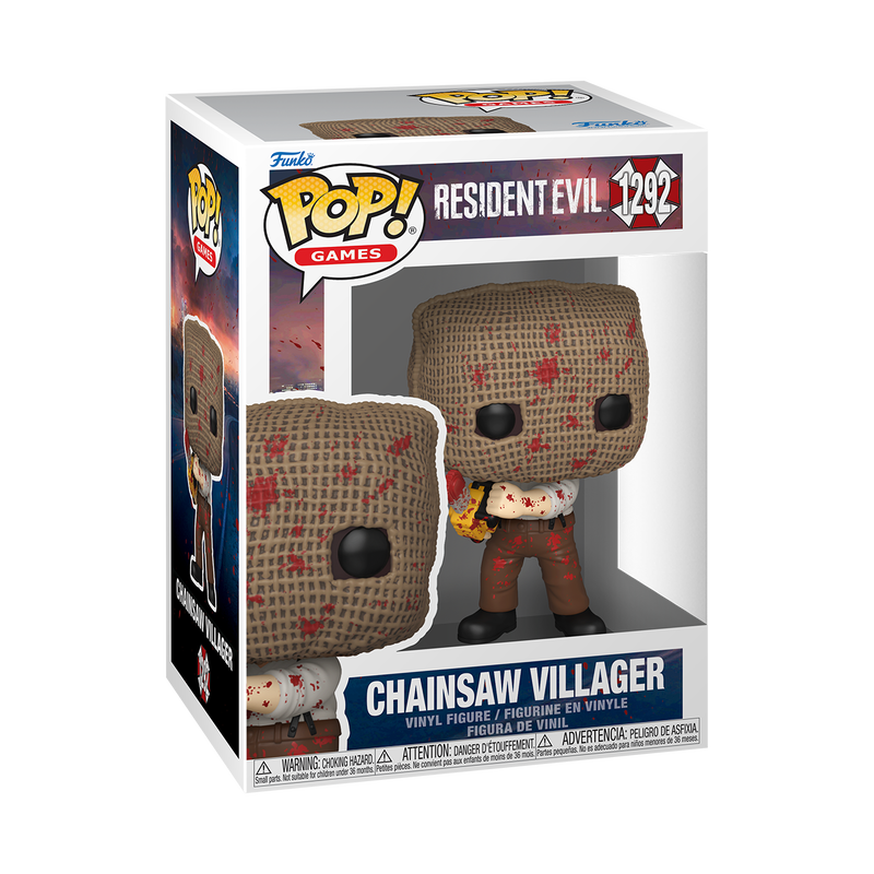 Funko Pop Chainsaw Villager Bloody 2292 en caja