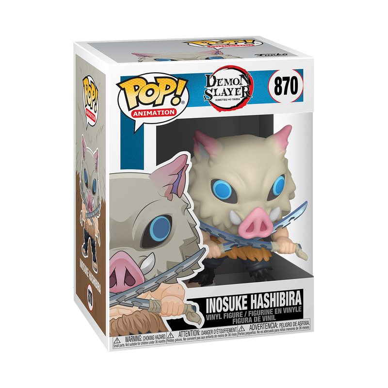 Funko Pop Inosuke Hashibira 870 en caja