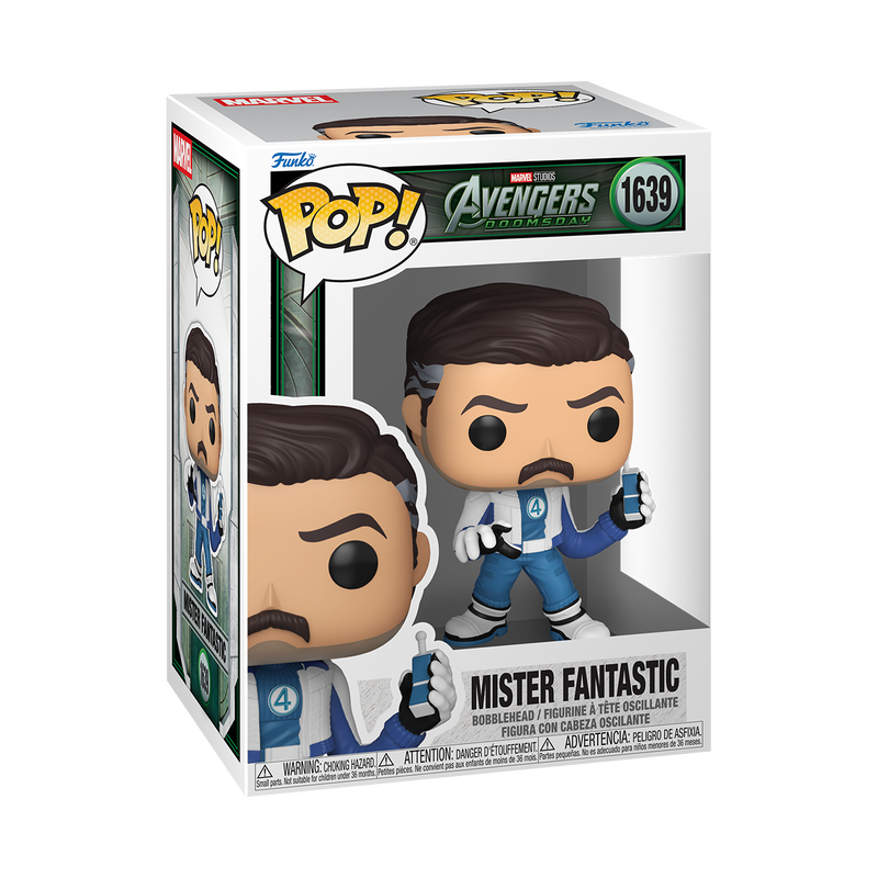 Funko Pop! Mister Fantastic #1639 – Avengers: Doomsday en caja