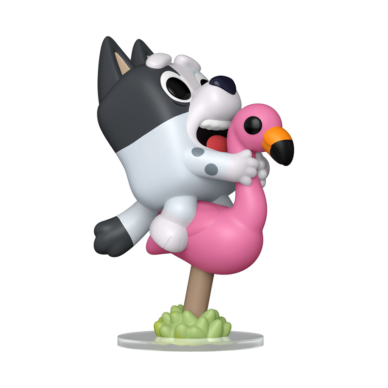 Funko Pop! Muffin Flamingo Queen #2383 – Bluey figura