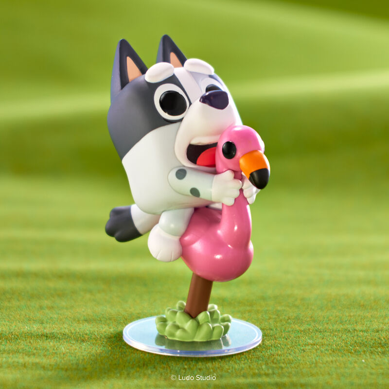 Funko Pop! Muffin Flamingo Queen #2383 – Bluey foto ambientada