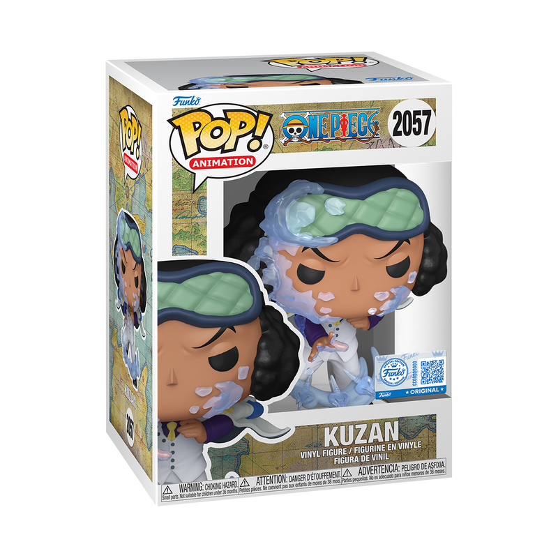 Funko Pop! One Piece Kuzan (Ice Block Partisan) #2057 en caja
