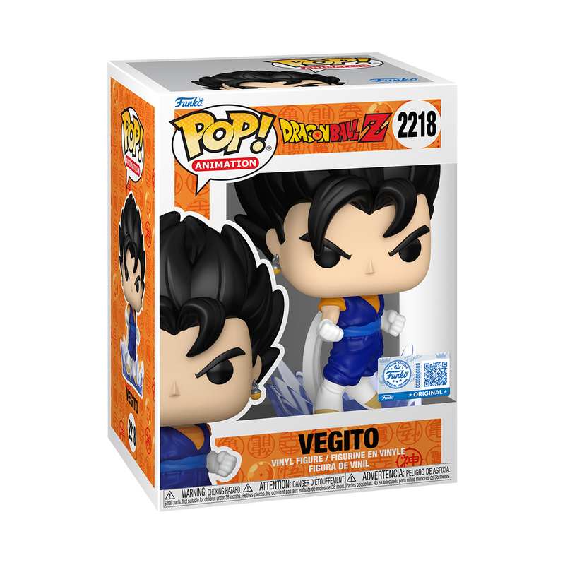 Funko Pop! Vegito Powering Up 2218 de Dragon Ball Z en caja