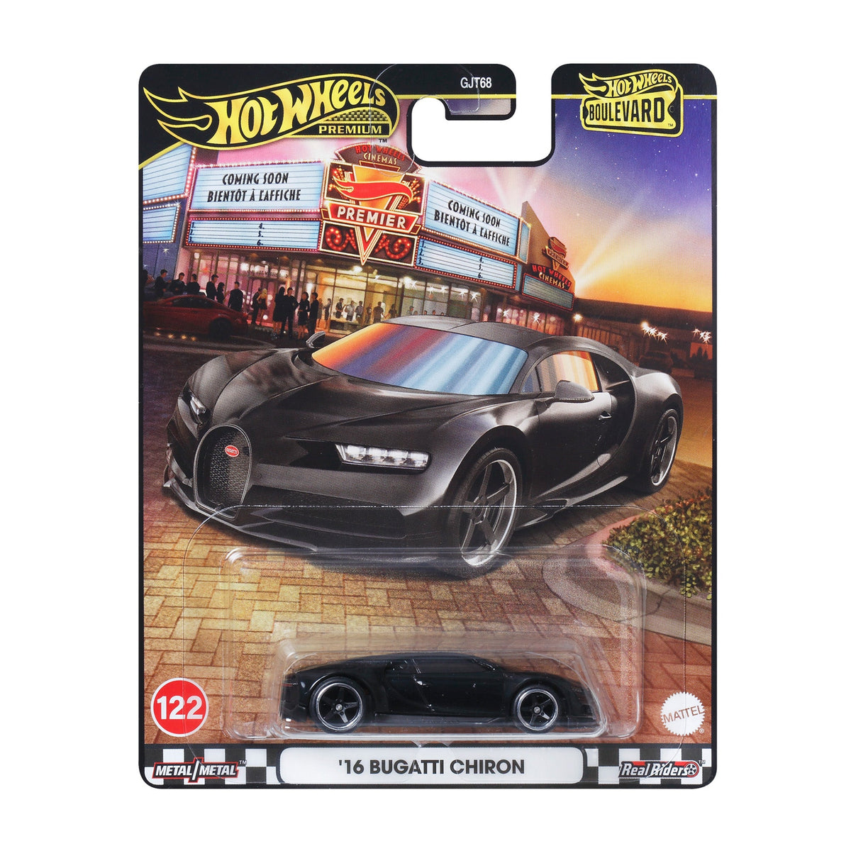 Hot Wheels Premium Boulevard 16 Bugatti Chiron 122 — imagen oficial