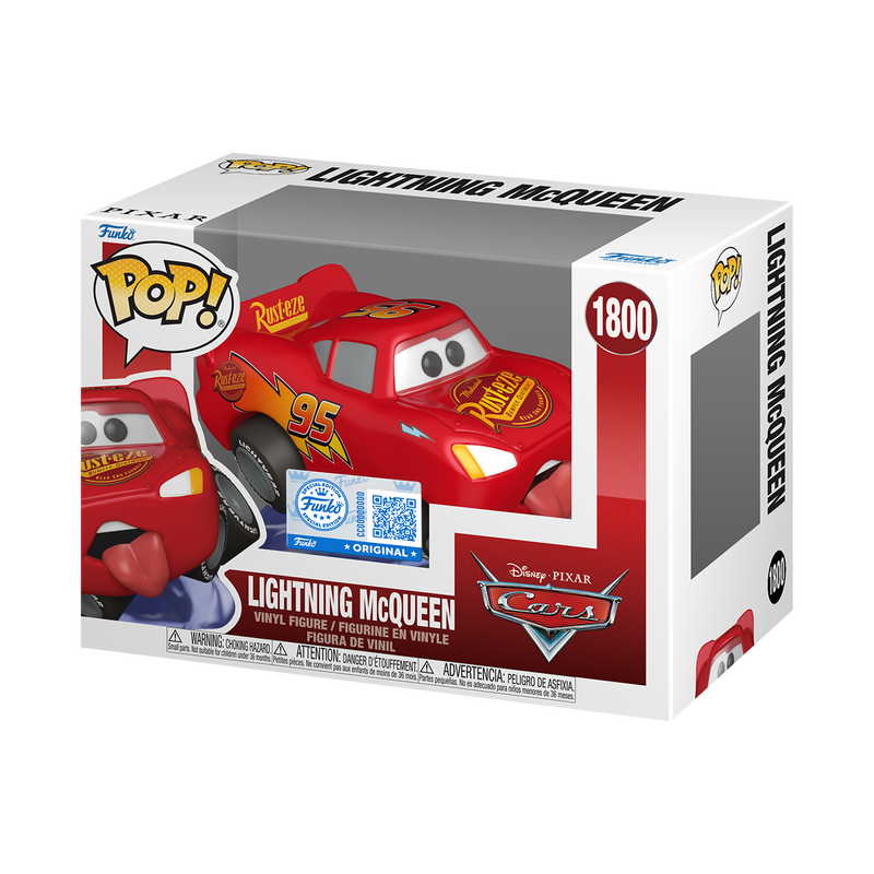 Funko Pop! Lightning McQueen (Leaping) #1800 – Cars en caja