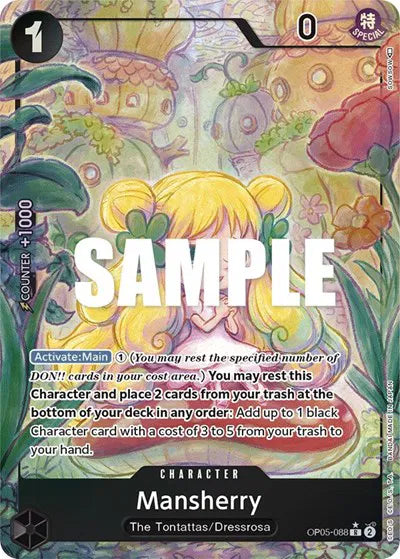 Mansherry OP05-088 Alternate Art de Awakening of the New Era