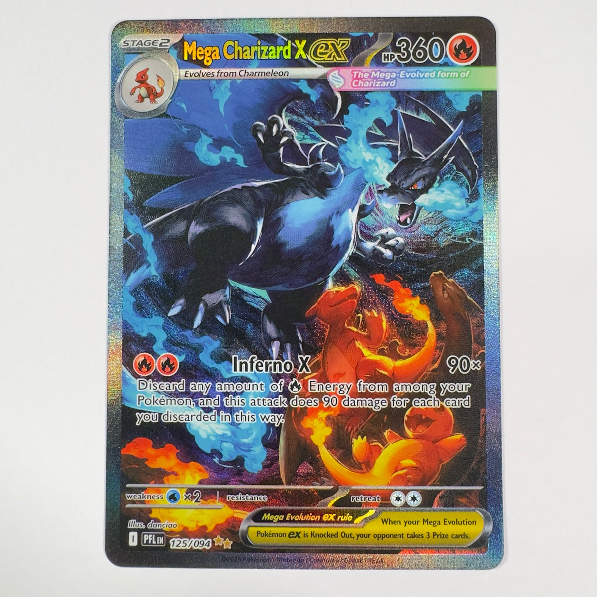Mega Charizard X ex 125/094 frente