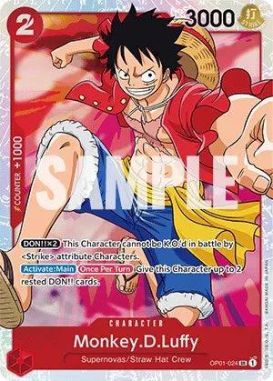 Monkey D. Luffy OP01-024 Romance Dawn