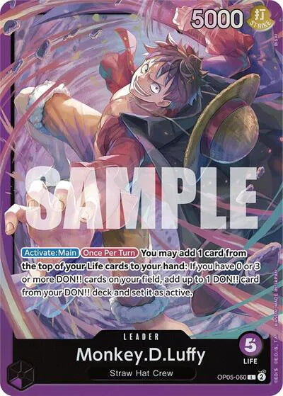 Monkey D. Luffy OP05-060 líder Starter Deck 18