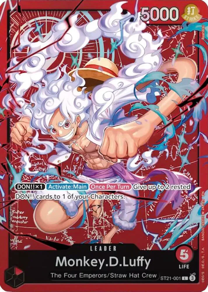 Monkey D. Luffy ST21-001 foil Learn Together Deck Set