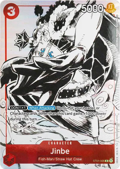 Carta Jinbe ST01-005 Gift Collection de One Piece Card Game en inglés