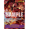 Carta One Piece Card Game Monkey D. Luffy OP09-119 SEC ilustración roja en inglés