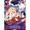 Carta One Piece Card Game Monkey D. Luffy P-041 P en inglés