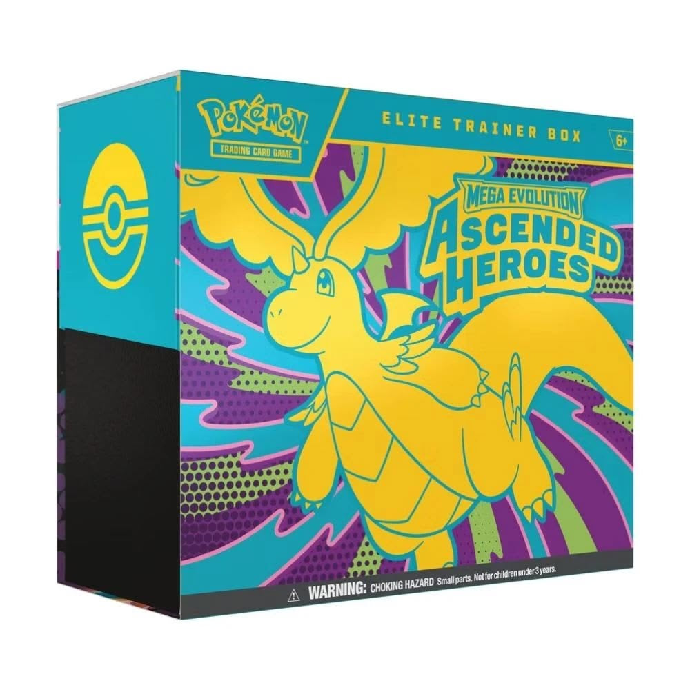 Pokémon TCG Mega Evolution Ascended Heroes Elite Trainer Box - frente