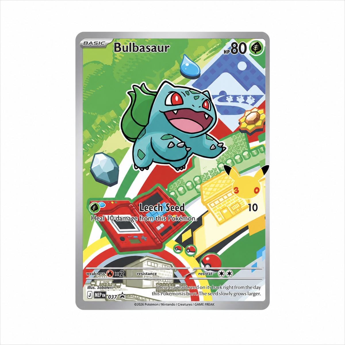 Bulbasaur MEP EN 037 — imagen frontal