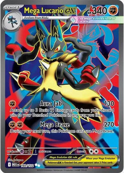 Mega Lucario ex 160/132 – Pokémon TCG (Inglés)