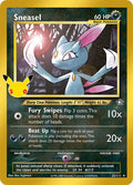 Sneasel 25/111 – Sello 30 aniversario – Pokémon TCG (Inglés)