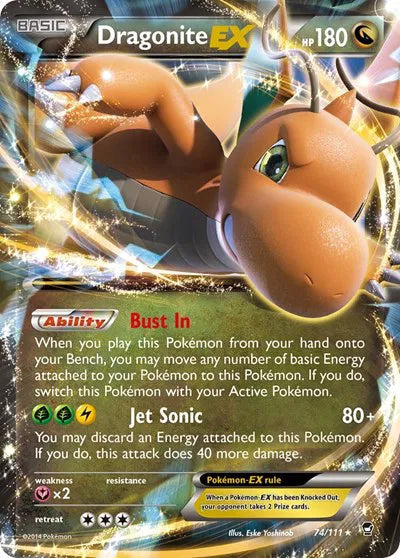Dragonite EX 74/111 – Pokémon TCG (Inglés)
