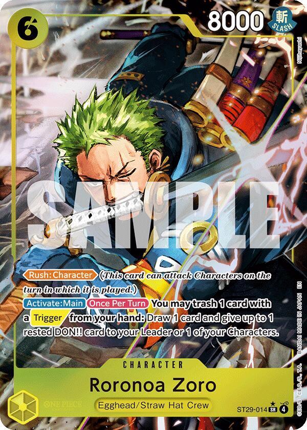 Roronoa Zoro ST29-014 Full Art