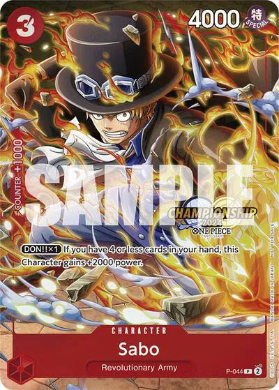 Sabo P-044 Championship 2024 Event Pack