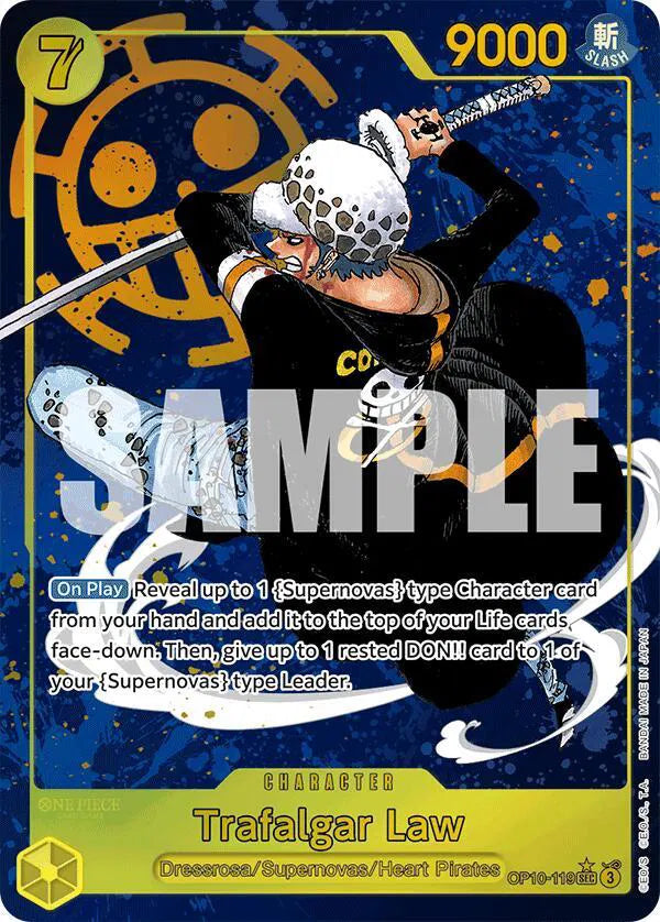 Trafalgar Law OP10-119 Alternate Art de Royal Blood